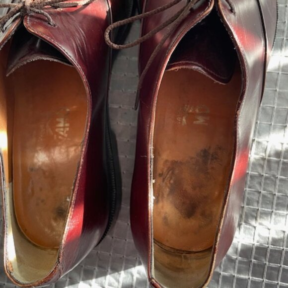 Salvatore Ferragamo leather brown oxfords shoes size 8 1/2 main image 2